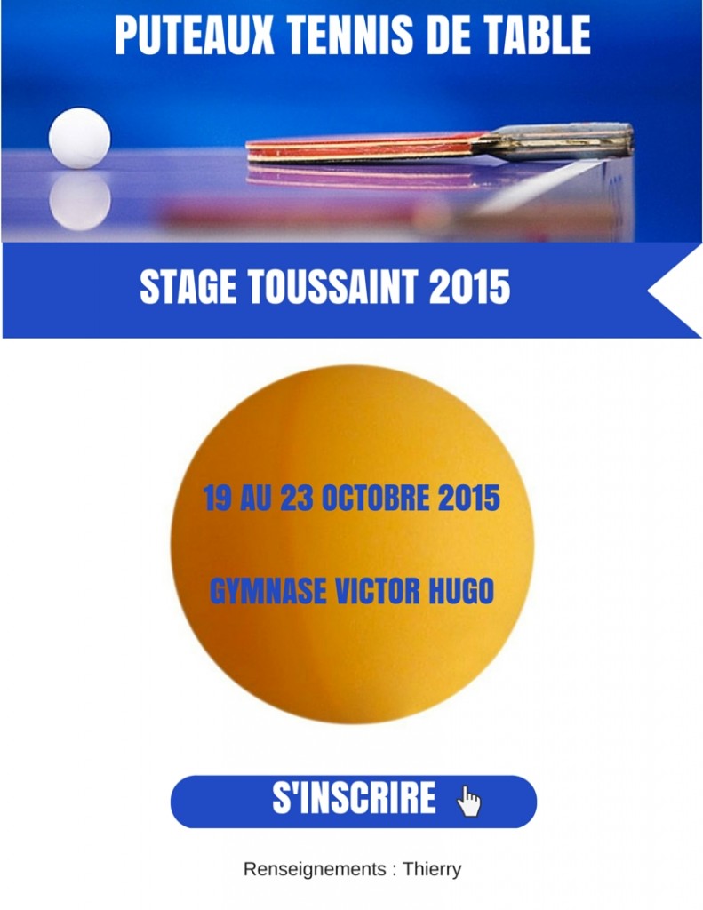 Stage de la Toussaint 2015